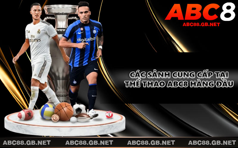 Các sảnh cung cấp tại thể thao ABC8 hàng đầu